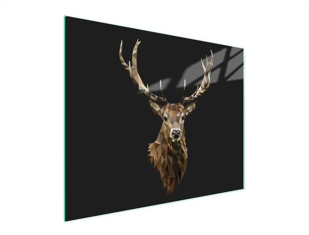 Üveg Vágódeszka 52x40 Szarvas Edzett Üveg