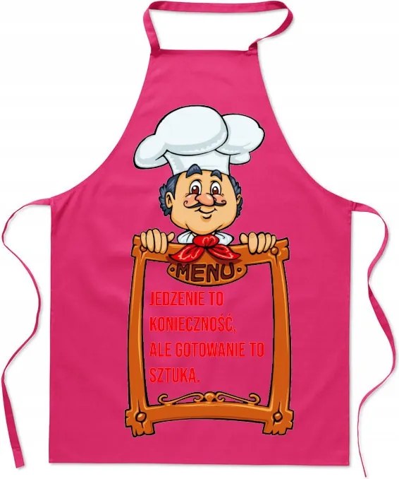 Konyhai kötény Az étel művészet – Idézet