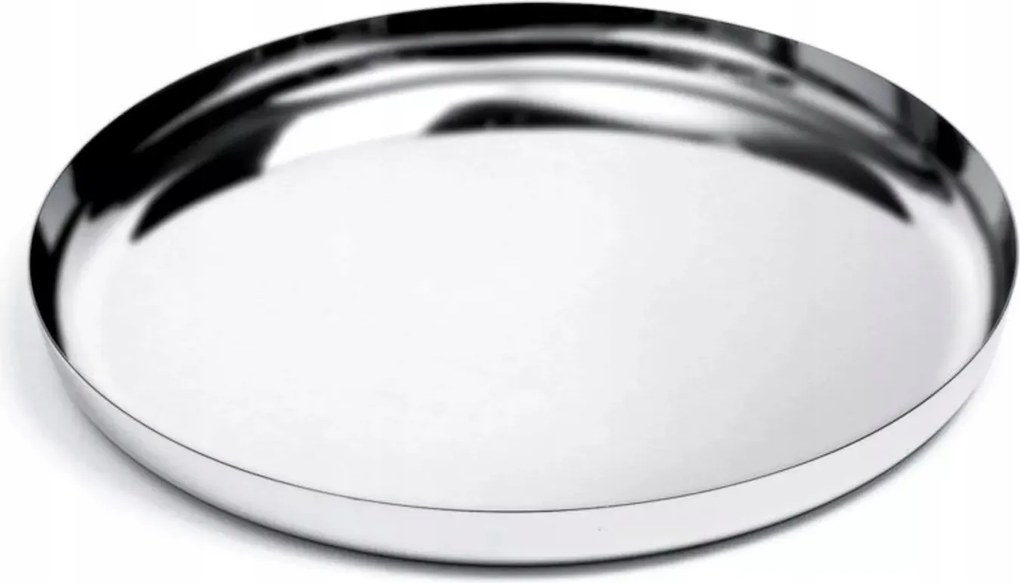 Alessi Kerek tálaló tálca 35 cm polírozott