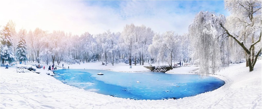 Kép - Jeges tó (120x50 cm)