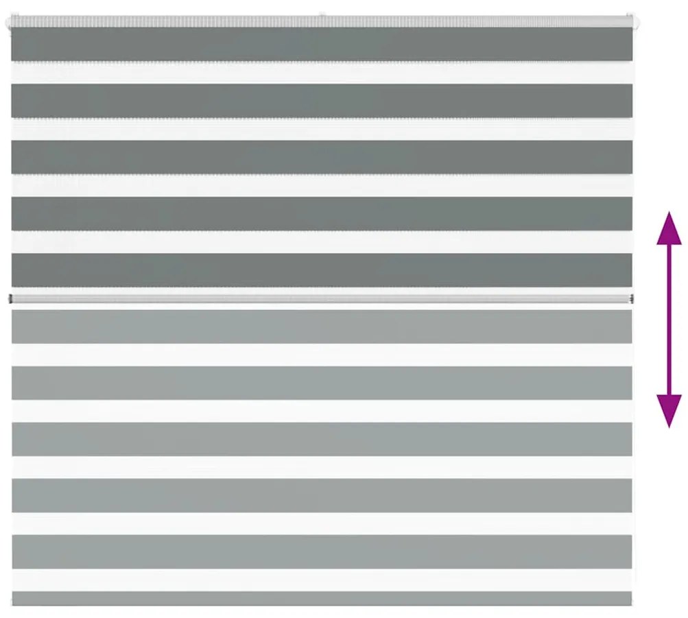zebrafüggönnyel sötét szürke szövetszélesség 155,9cm poliészter