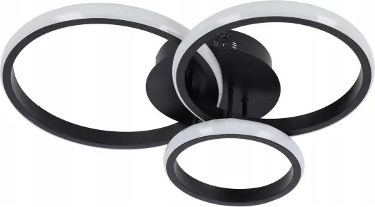 LED dimmelhető mennyezeti lámpatest LED/70W/230V 3000-6500K fekete + távirányító