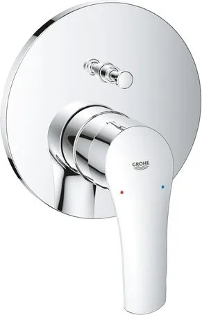 Grohe Eurosmart New zuhany és fürdő csaptelep vakolat alatti rész nélkül króm 24043003 G24043003