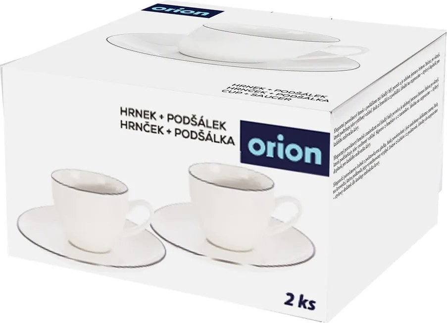 Fehér porcelán eszpresszó csésze 100 ml Decora – Orion