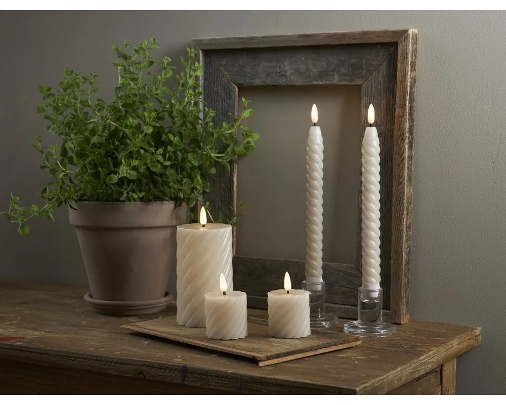 LED gyertya szett 2 db-os (magasság 7,5 cm) Flamme Swirl – Star Trading