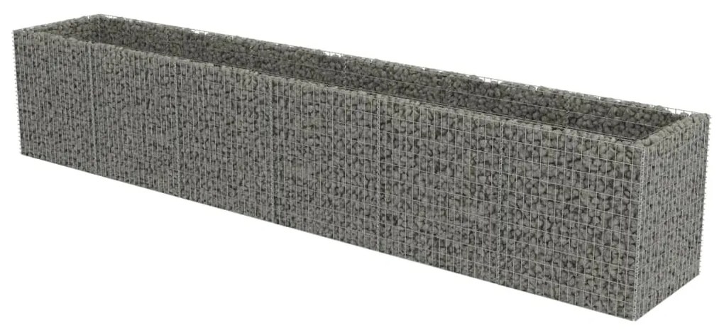 vidaXL horganyzott acél gabion magaságyás 540 x 90 x 100 cm