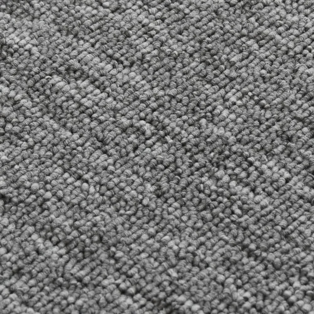 15 db szürke négyszögű csúszásmentes lépcsőszőnyeg 60 x 25 cm