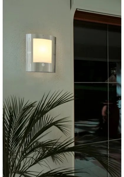 EGLO 88144 - Szenzoros kültéri fali lámpa CITY 1xE27/15W/230V IP44