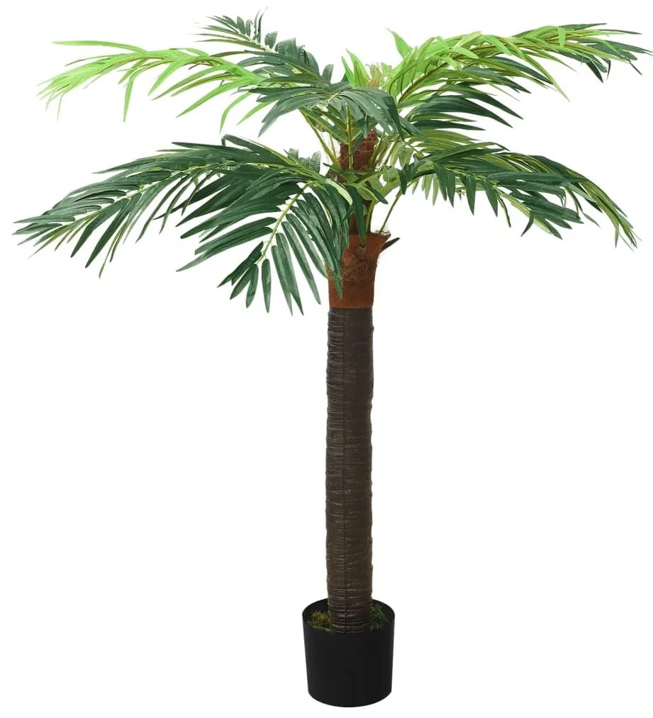 zöld cserepes műdatolyapálma 190 cm