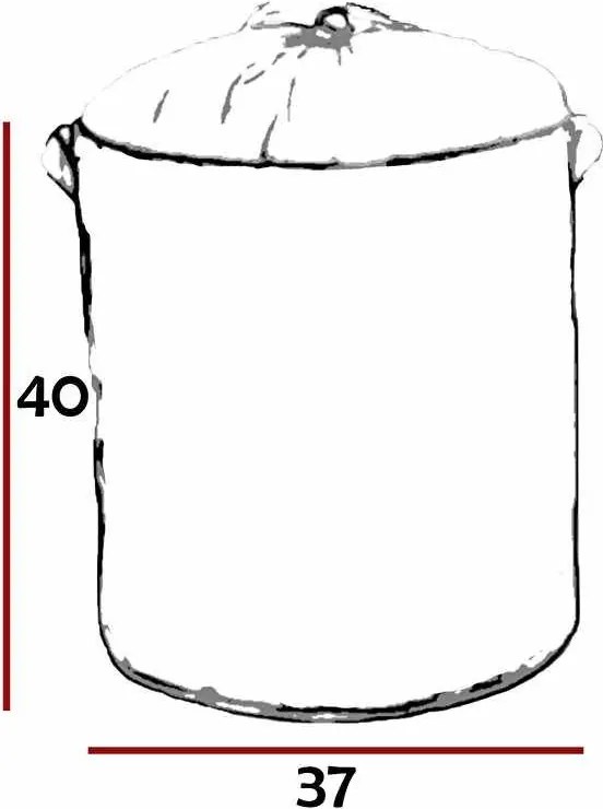 Szövet tárolódoboz, 37 cm