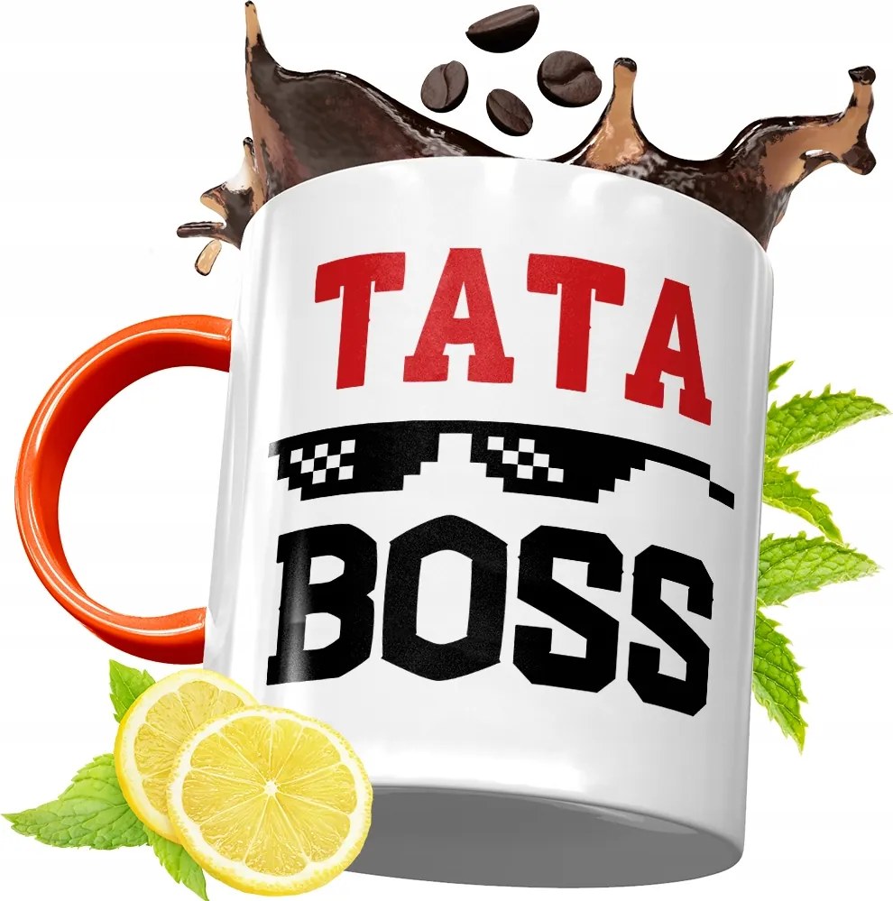 Narancssárga Bögre Apák Napjára Ajándék fényképes nyomtatással