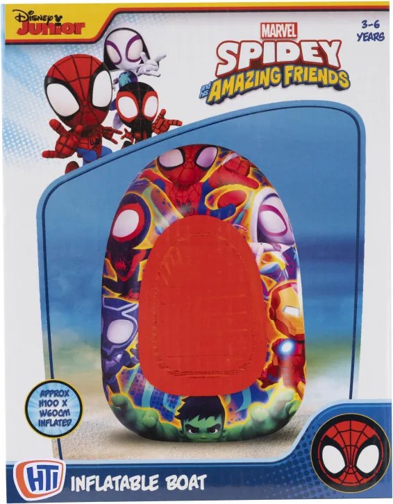 Pókember Spidey Friends felfújható csónak 100x60 cm