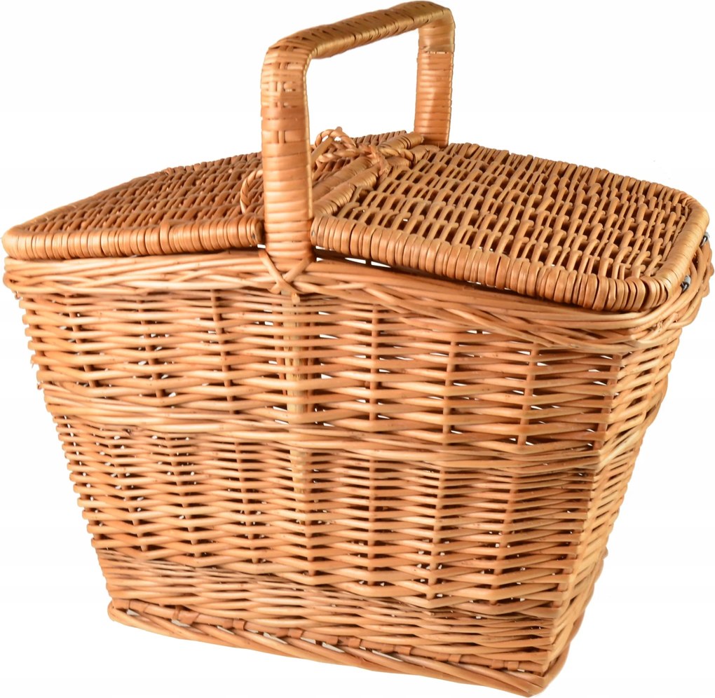 Piknik Kosár fonott Piknik Kosár Zárható Nagyon Szép