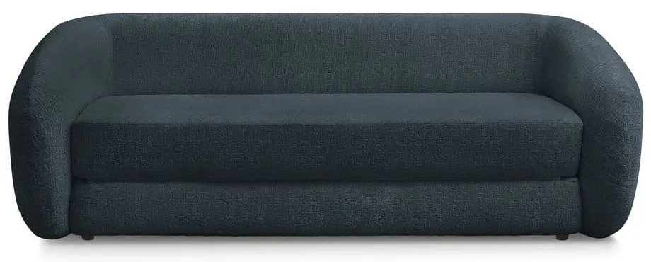 Sötétkék zsenília kinyitható kanapé 228 cm Neyo – Bobochic Paris