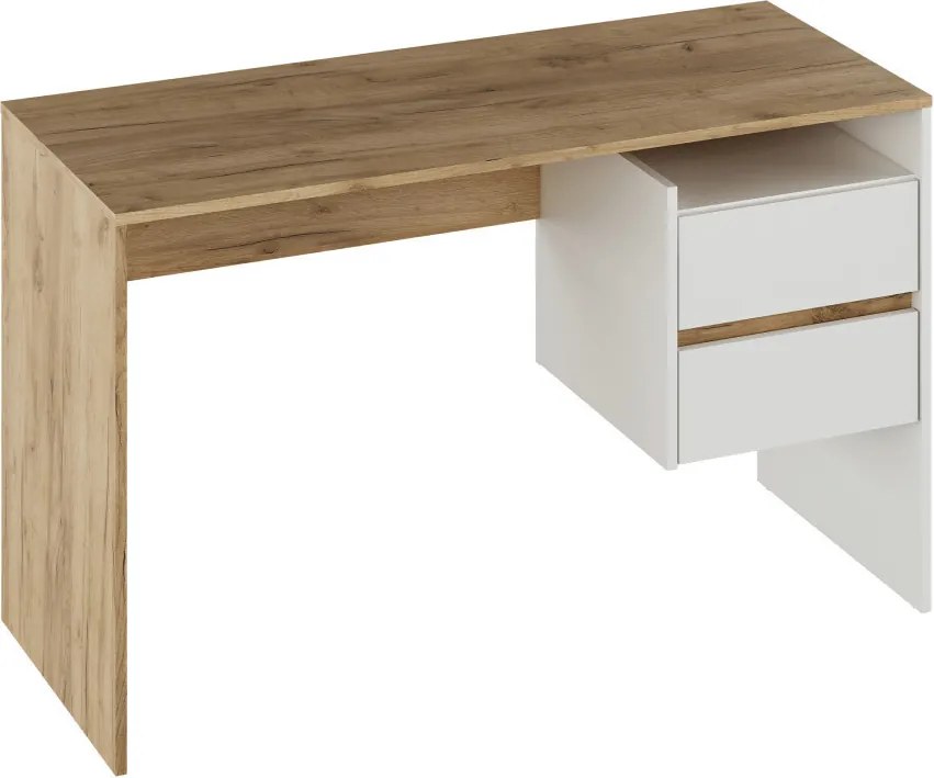 Fiókos íróasztal 120x55x82 cm fehér FUR1871-1