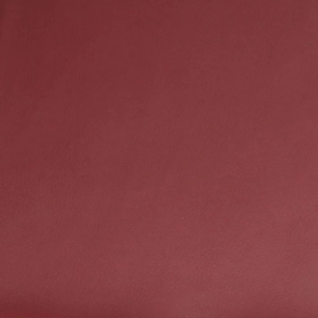 bordó műbőr pad 100 x 75 x 76 cm