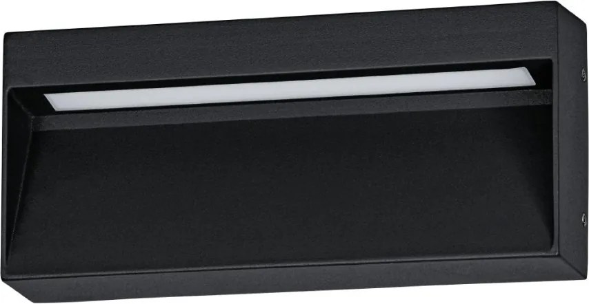 EGLO 900891 MARUGGIO Modern Kültéri Fali Lámpa Fekete, Átlátszó LED IP65