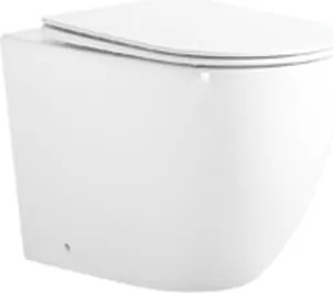 Mexen Lena álló Rimless Tornado WC-csésze lassan záródó slim duroplaszt ülőkével, fényes fehér - 3222T4000