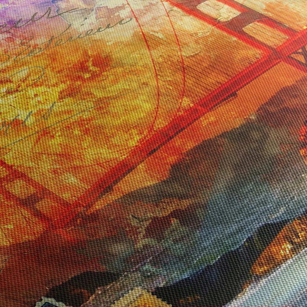 Kép - Golden Gate, San Francisco, Kalifornia (90x60 cm)