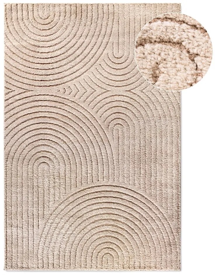 Szürkésbarna szőnyeg 160x235 cm Panglao New York Taupe – Elle Decoration