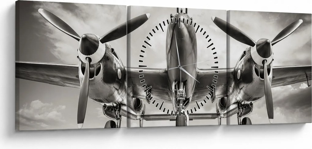 Kép - Warbird (órával) (90x30 cm)