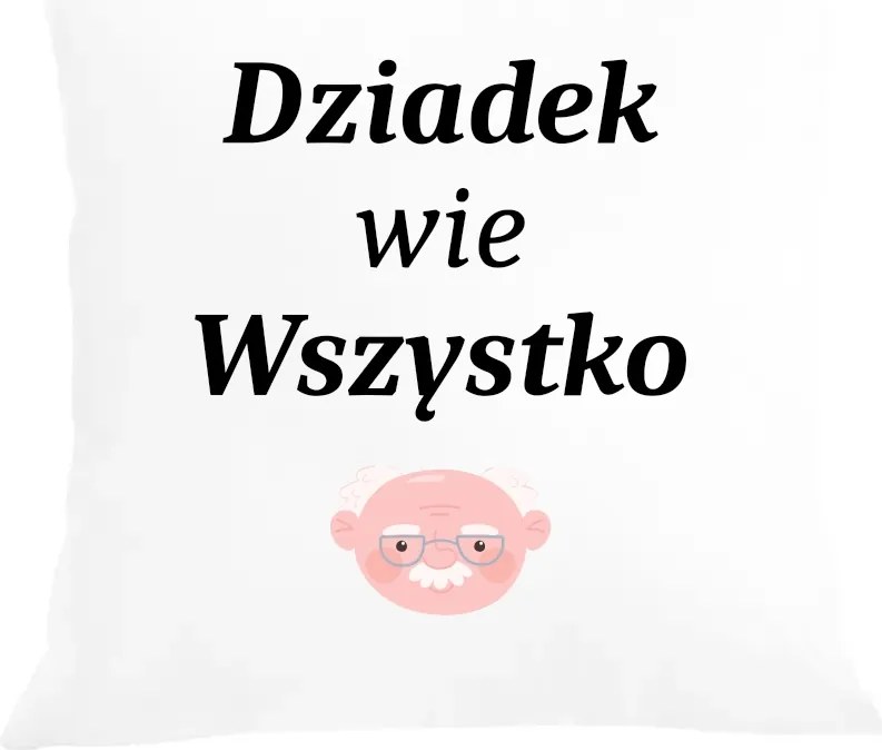 Párna párnahuzat Nagypapa napja Nagypapa mindent tud Ajándék