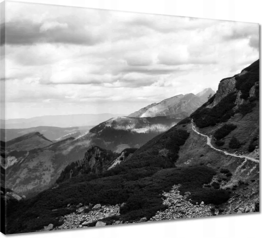 Vászonkép 50x40 Tátra Lengyel hegyek Kilátás