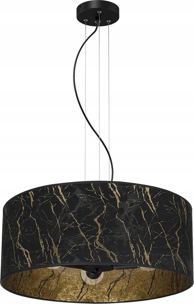 Függőlámpa fekete-arany 3xE27 Senso Eko-light