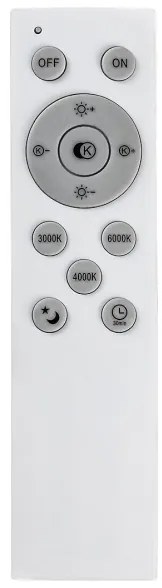 Rabalux 3317 - TESIA LED dimmelhető mennyezeti lámpatest LED/60W/230V 60 cm + távirányító