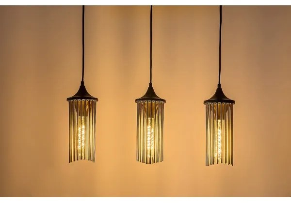 Rabalux 72153 - Csillár zsinóron ROXAS 3xE27/40W/230V