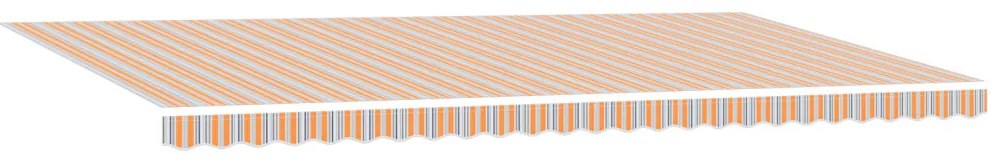 Automatikus Behúzható Napellenző LED Színes Csíkkal 600x300 cm