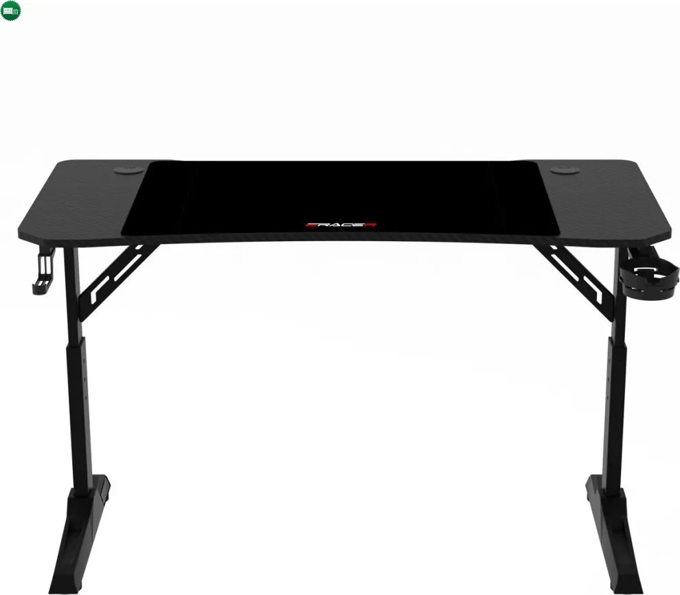 NERO karbon gamer asztal 160 × 60 cm
