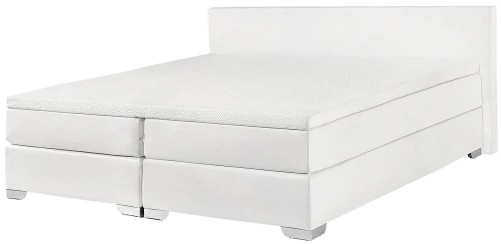 Franciaágy Boxspring 180 cm PREMIER (matracokkal) (fehér). 1007429