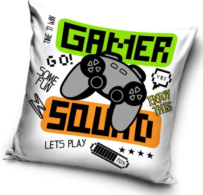 Gamer párna, díszpárna 40*40 cm