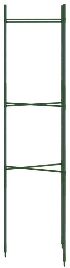 4 db acél és PP paradicsomketrec 116 cm