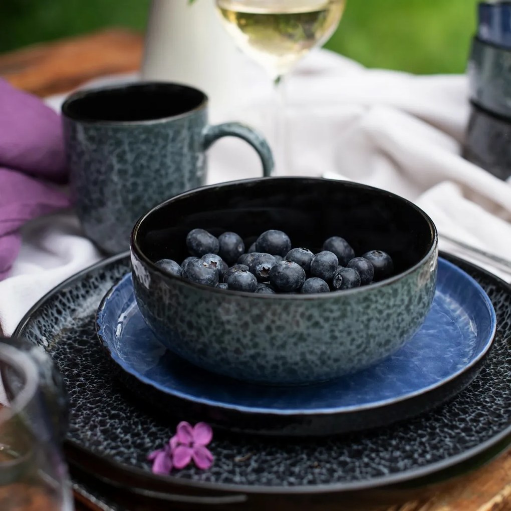 Mäser 16 darabos FILIPPA étkészlet – fekete