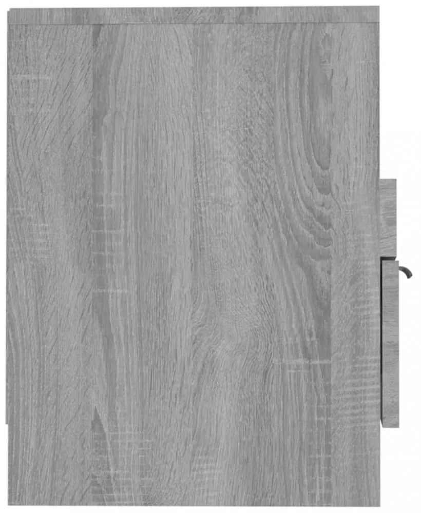 szürke sonoma színű szerelt fa TV-szekrény 150 x 33,5 x 45 cm