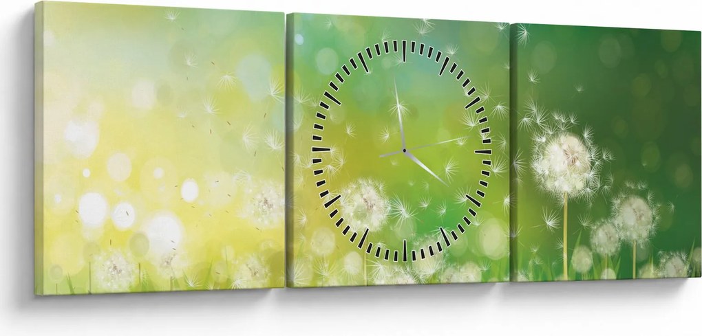 Kép - Virágozatlan pitypang (órával) (90x30 cm)
