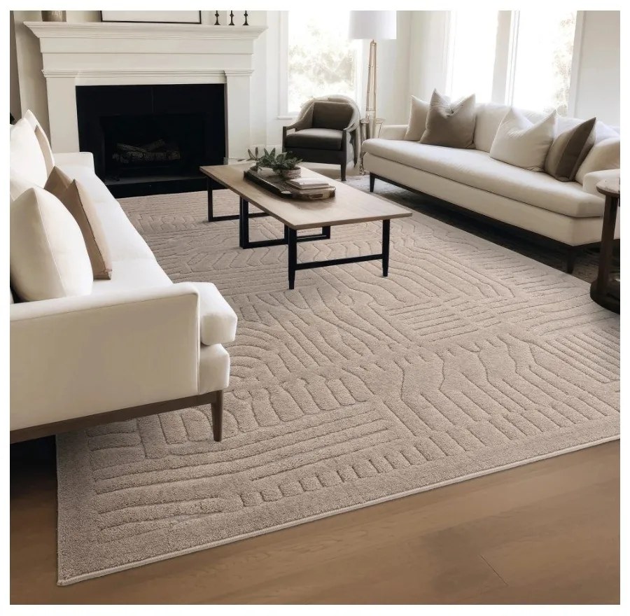 Bézs szőnyeg 200x290 cm Valley – Asiatic Carpets