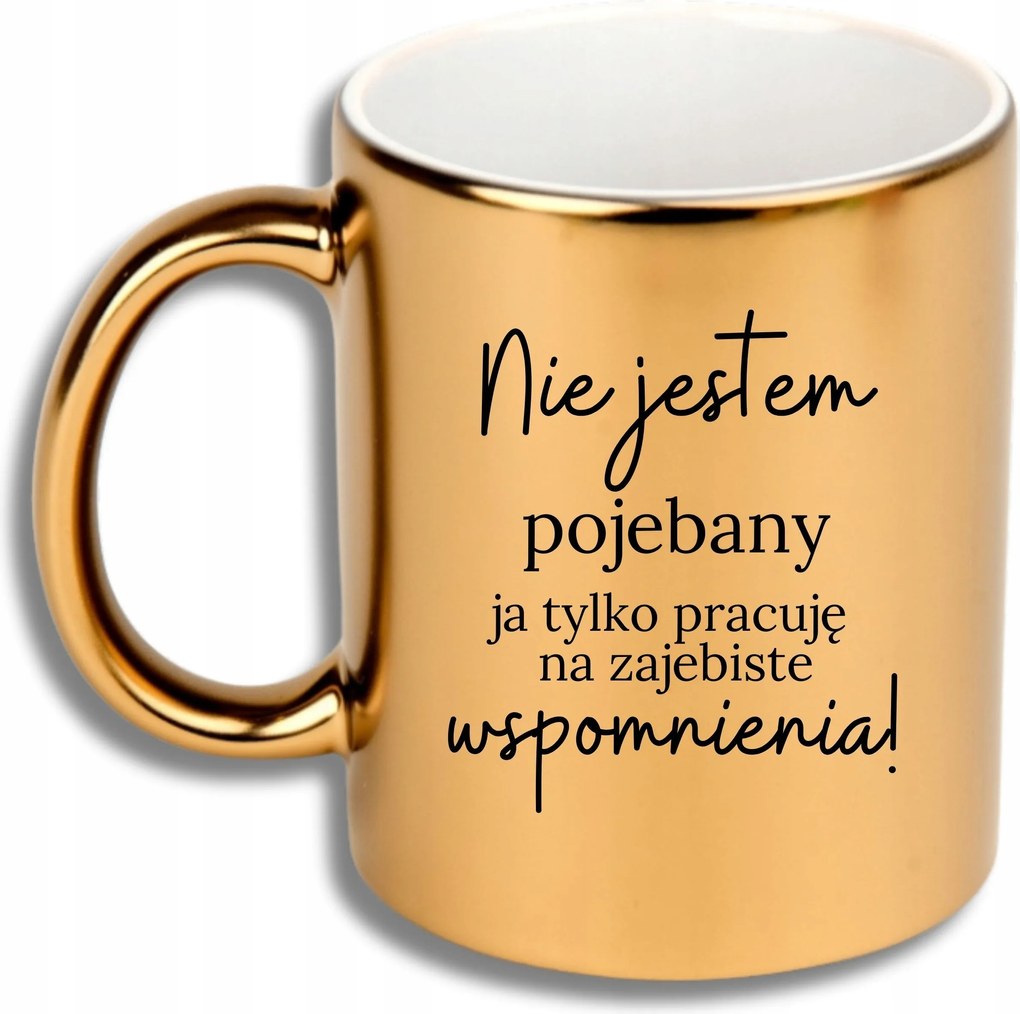 Arany Bögre Ajándék Különböző Alkalmakra Ajándék Nem Vagyok P****