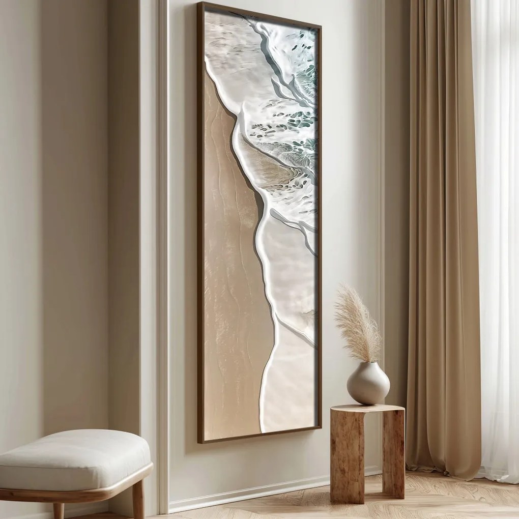 LONG022-S/120-40 keretezett MDF falikép, 40 x 120 cm