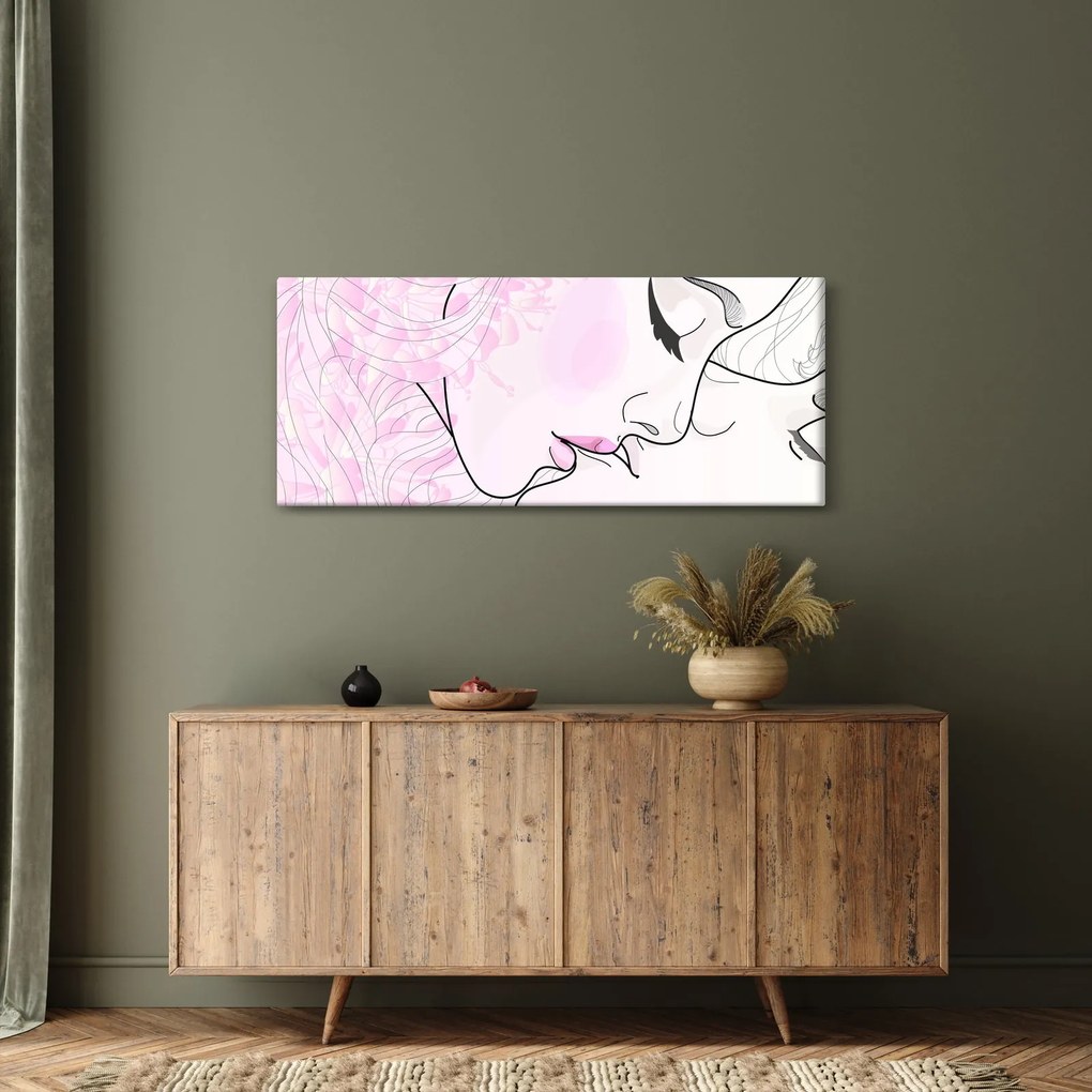 Kép - csók (120x50 cm)