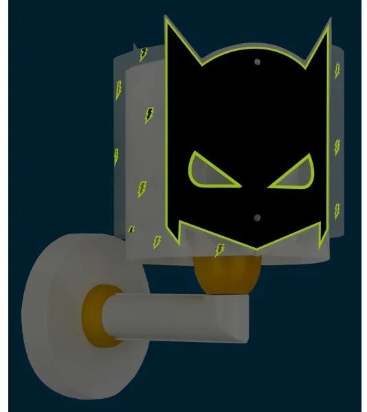 Dalber 61809 - Gyerek fali lámpa DARK HERO 1xE27/15W/230V