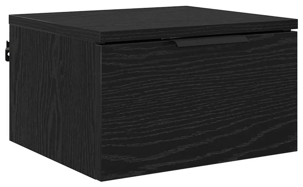 Éjjeliszekrény 2 pcs Musta tammi 34 x 30 x 20 cm Faanyag