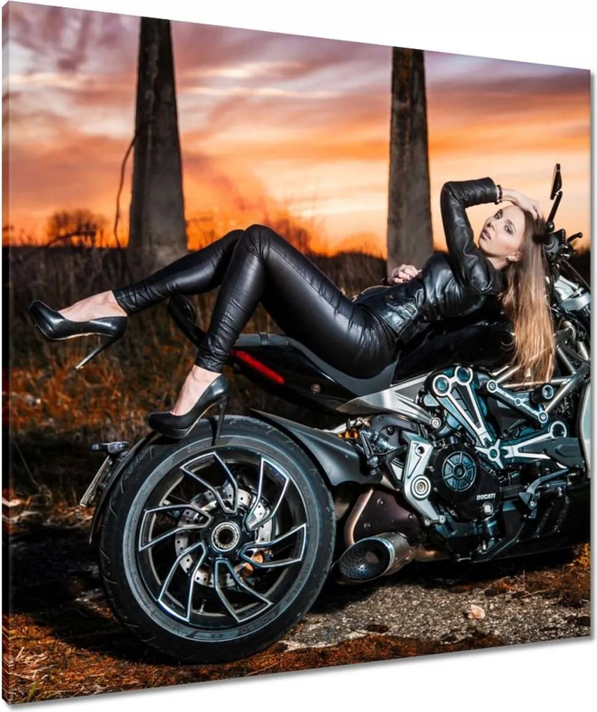Vászonkép 80x80 Ducati motor Motorkerékpár