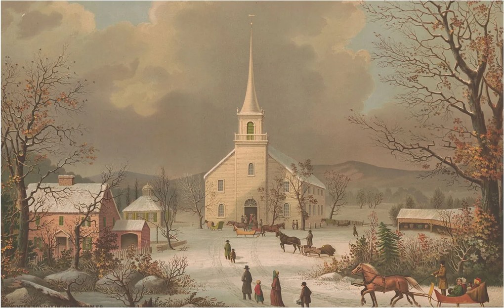 Dekoratív fotótapéta falra Könnyű összeszerelés Téli tájkép 416x254 Ragasztó