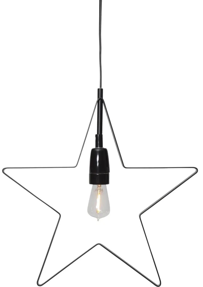 Fekete fénydekoráció karácsonyi mintával Orbit – Star Trading