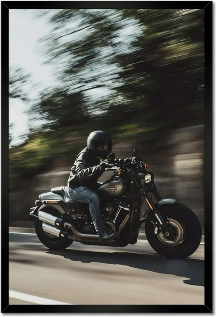 Poszterek keretben 40x60 Harley Davidson Motorkerékpár