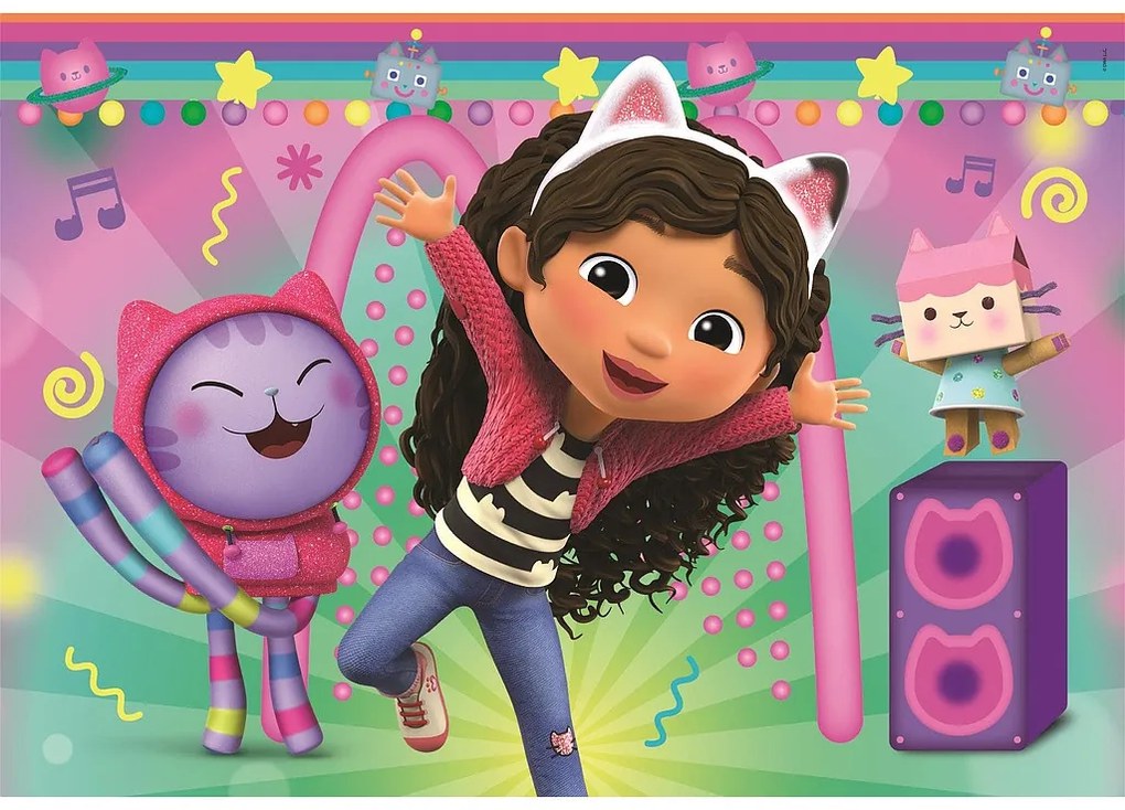 Gabi babaháza Glittery Day 2x60 db-os puzzle Clementoni