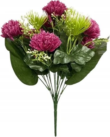 Művirág csokor Művirág Váza levelekkel és kiegészítőkkel